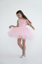 Load image into Gallery viewer, Pink One shoulder with pink ruffles
