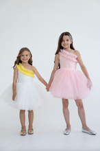Load image into Gallery viewer, Pink One shoulder with pink ruffles
