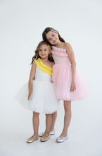 Load image into Gallery viewer, Pink One shoulder with pink ruffles
