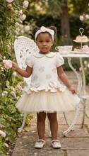Load image into Gallery viewer, Baby Beige dress with Hairband
