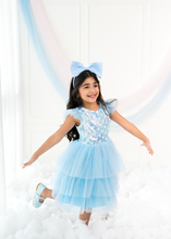 Load image into Gallery viewer, Blue Sequin Dress

