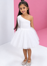 Load image into Gallery viewer, White Truffle Tutu Dress
