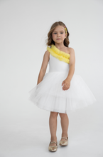Load image into Gallery viewer, One shoulder with Yellow ruffles

