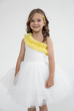 Load image into Gallery viewer, One shoulder with Yellow ruffles
