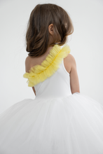Load image into Gallery viewer, One shoulder with Yellow ruffles
