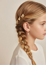 Load image into Gallery viewer, Golden Hearts hair earrings
