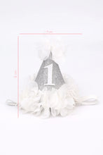 Load image into Gallery viewer, White Funnel Crown with Ruffles

