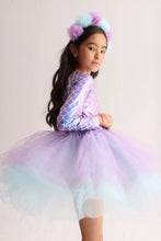 Load image into Gallery viewer, Lilac Mermaid Dress Long Sleeves
