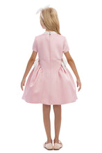 Load image into Gallery viewer, Blush Belle Bow Dress with Headband
