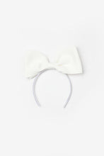 Load image into Gallery viewer, White Bow Headband
