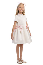 Load image into Gallery viewer, Ecru Belle Bow Dress with Headband
