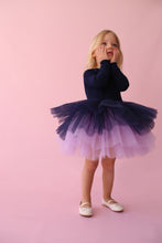 Load image into Gallery viewer, Navy &amp; Lilac dress
