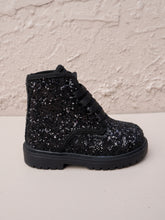 Load image into Gallery viewer, Black Sparkle Boots
