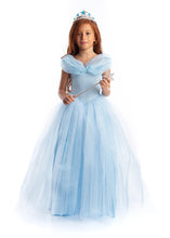Load image into Gallery viewer, Blue Cinderella Long dress
