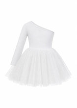 Load image into Gallery viewer, White Truffle Tutu Dress
