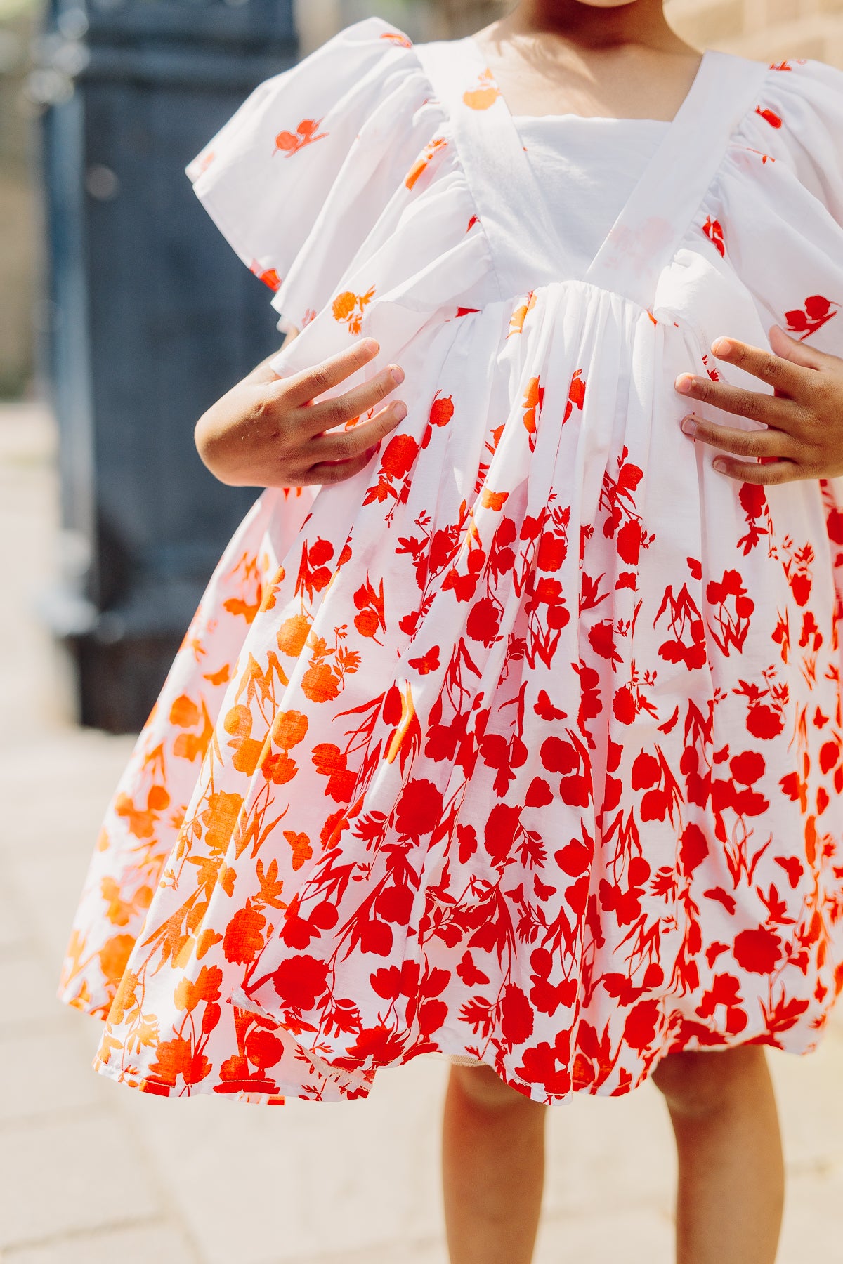 Red Floral Dress